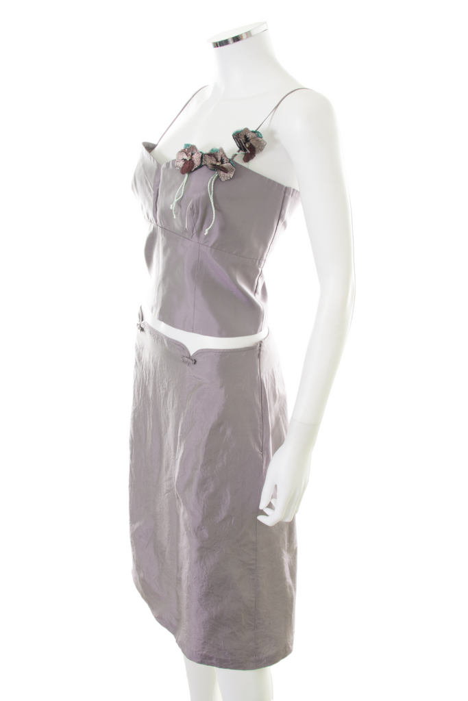 Blumarine Silk Skirt and Top Set - irvrsbl