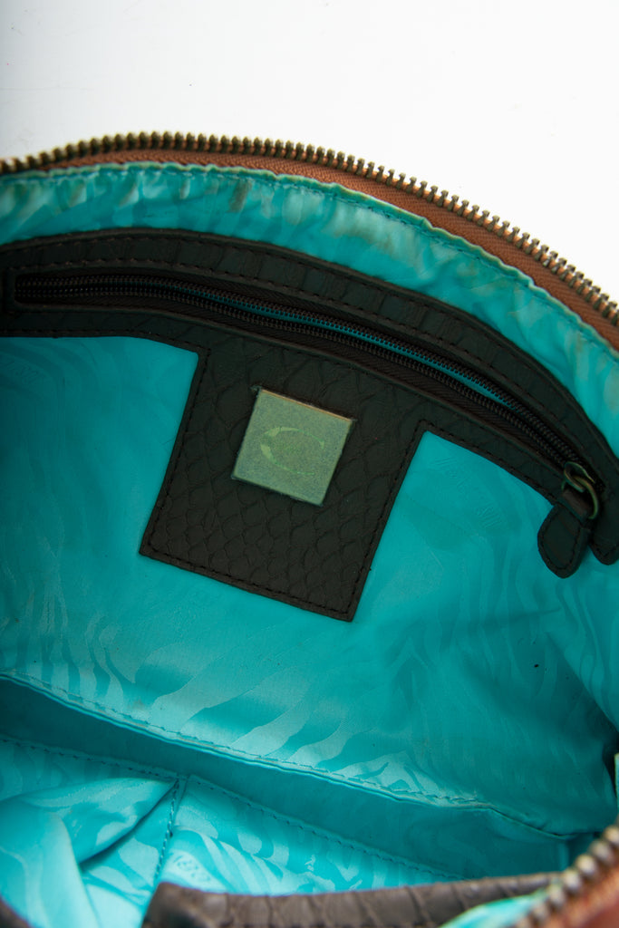 Roberto Cavalli Monogram Shoulder Bag - irvrsbl