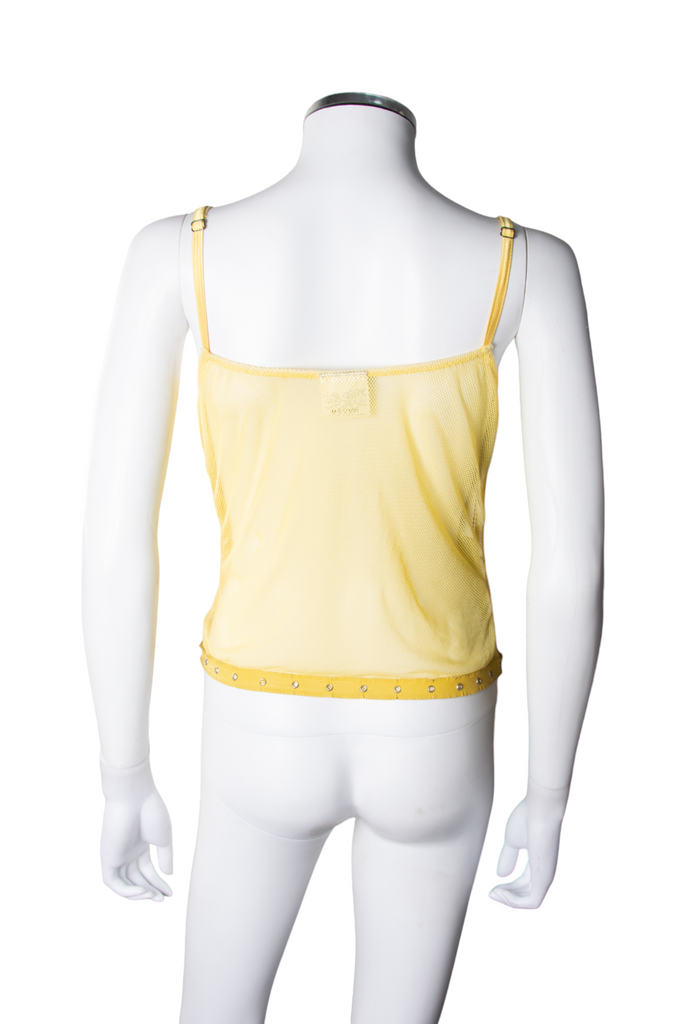 Versace Yellow Boned Bustier - irvrsbl