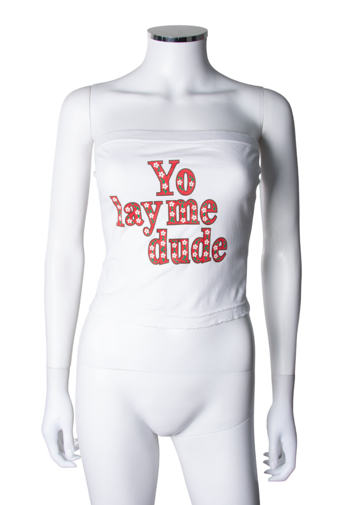 DSquared2 Yo Lay Me Dude Tube Top - irvrsbl