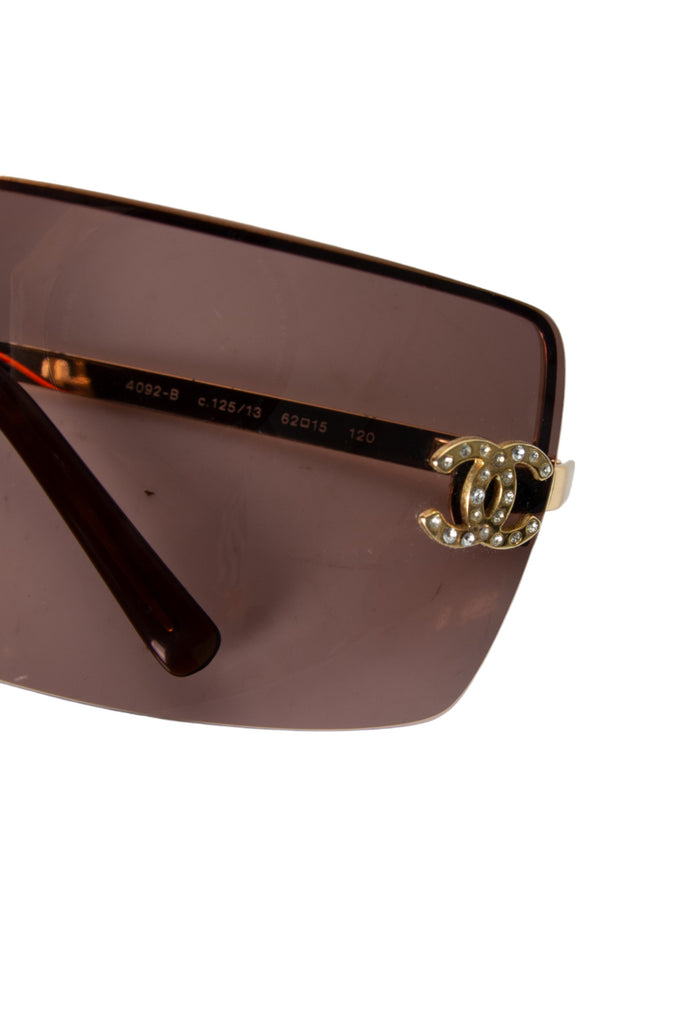 Chanel Swarovski Crystal Sunglasses - irvrsbl