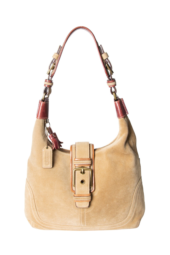 Coach Suede Handbag - irvrsbl