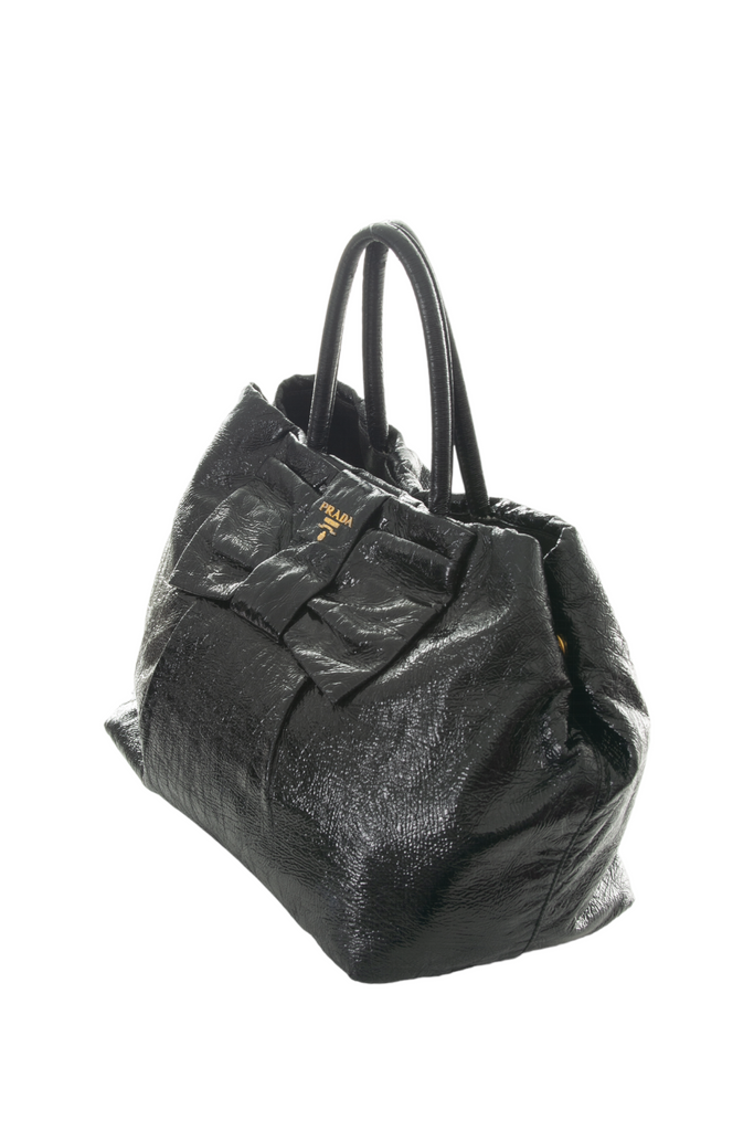 Prada Black Bag with Bow - irvrsbl