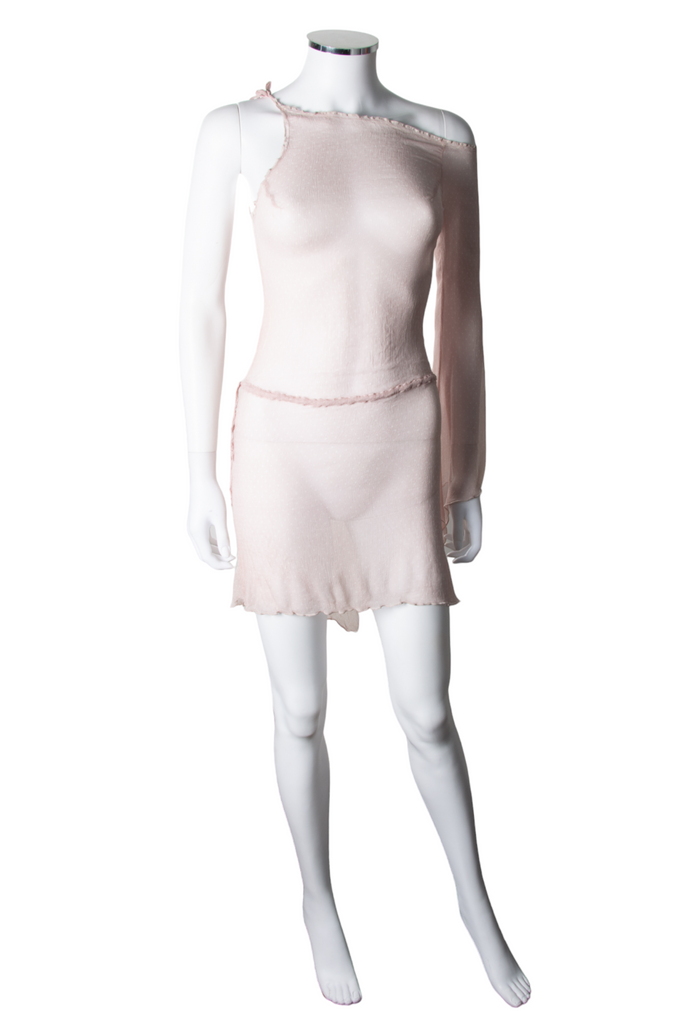 Sisley Sheer Asymmetrical Dress - irvrsbl