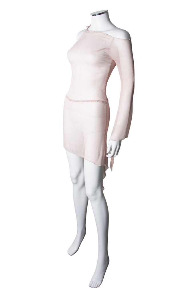 Sisley Sheer Asymmetrical Dress - irvrsbl