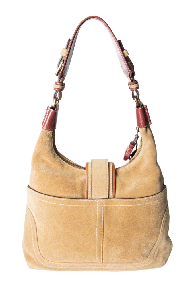 Coach Suede Handbag - irvrsbl