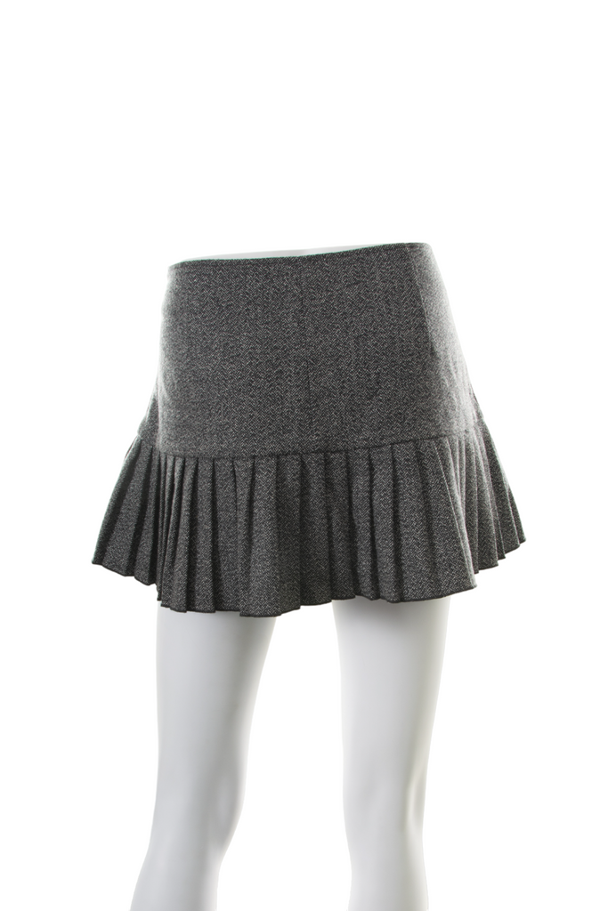 Sisley Pleated Mini Skirt - irvrsbl