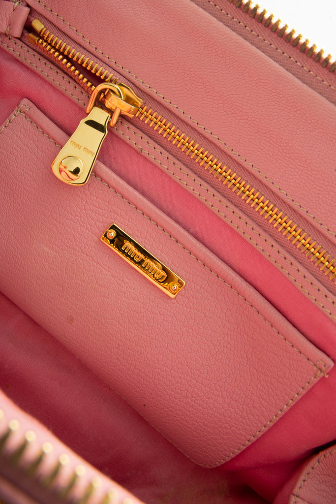 Miu Miu Pink Leather Bag - irvrsbl