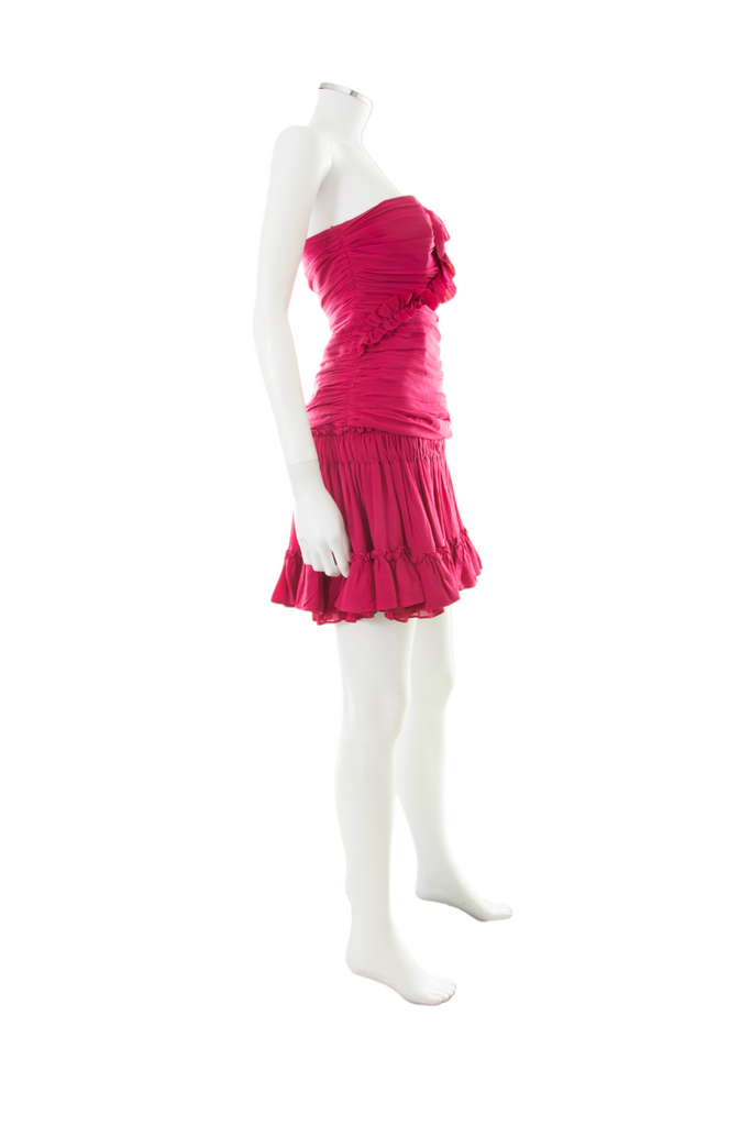 vintage Pink Strapless Dress - irvrsbl