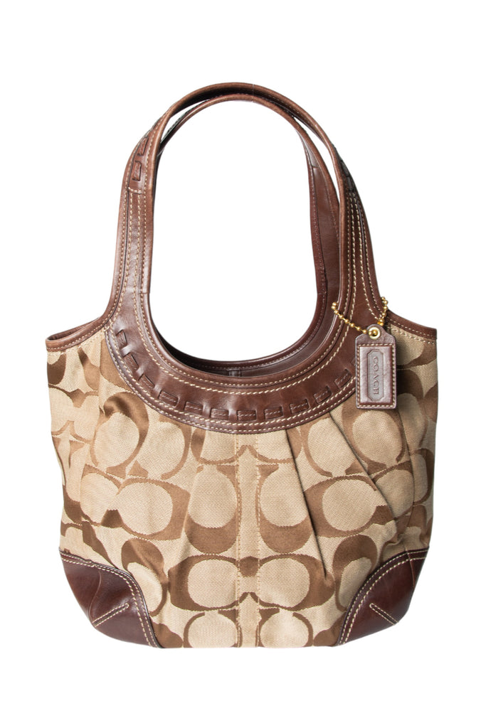 Coach Brown Monogram Bag - irvrsbl