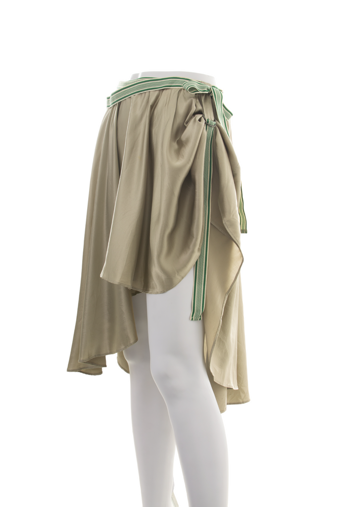 Alexander Mcqueen Asymmetrical Wrap Skirt - irvrsbl