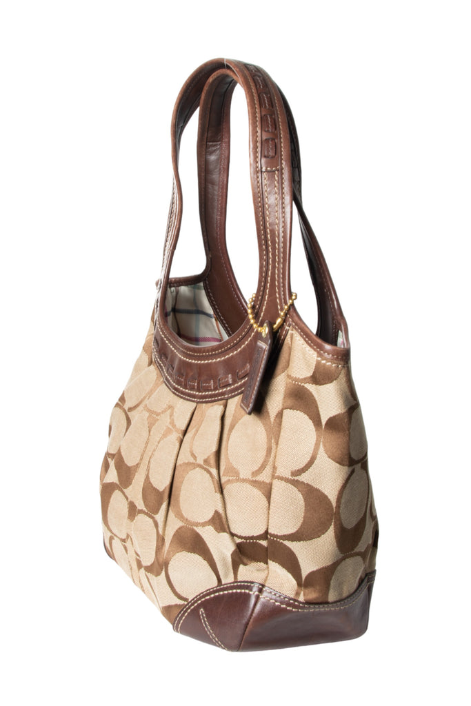 Coach Brown Monogram Bag - irvrsbl