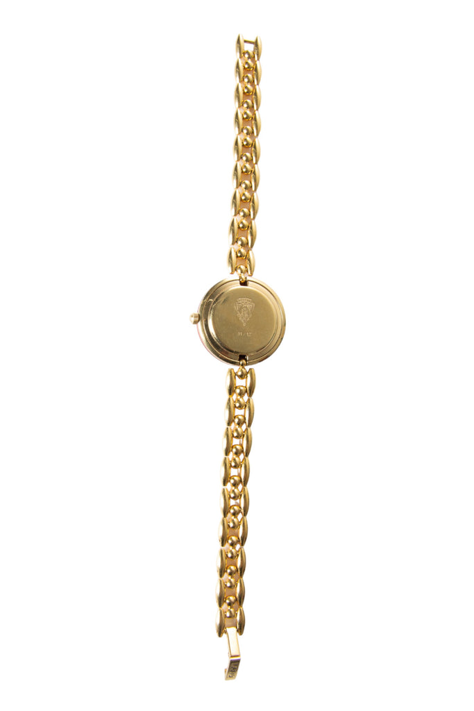 Gucci Gold Chain Link Interchangeable Bezel Watch - irvrsbl