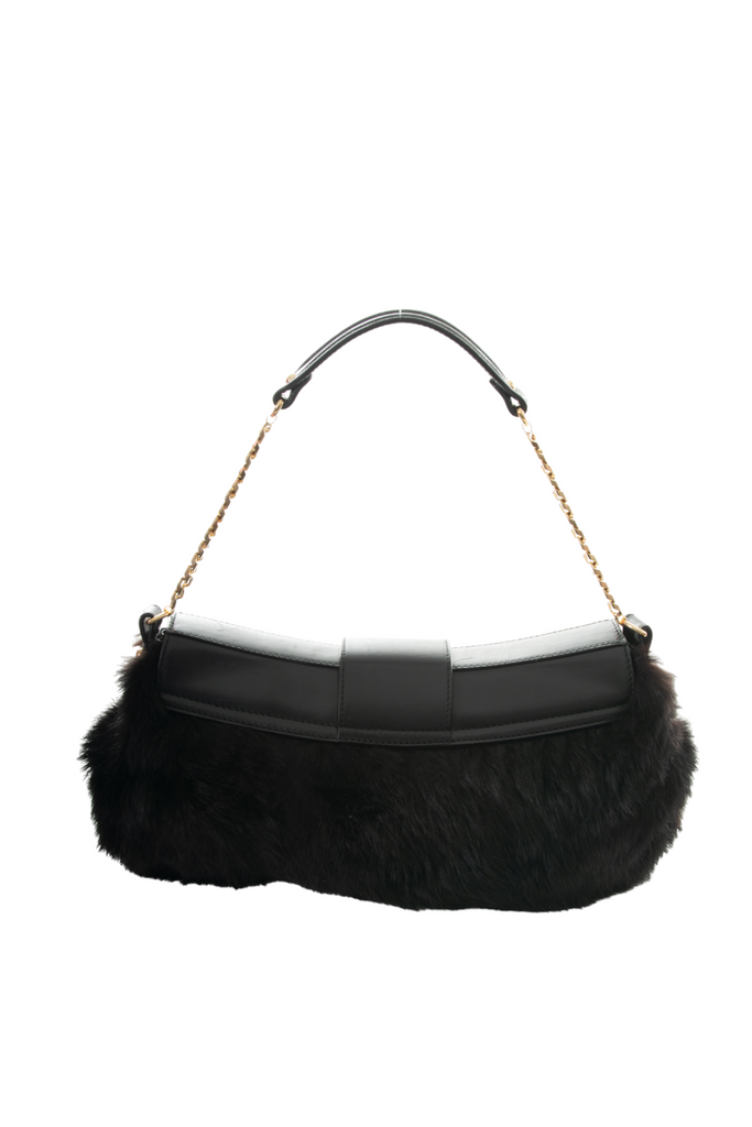 Dolce and Gabbana Fur Shoulder Bag - irvrsbl
