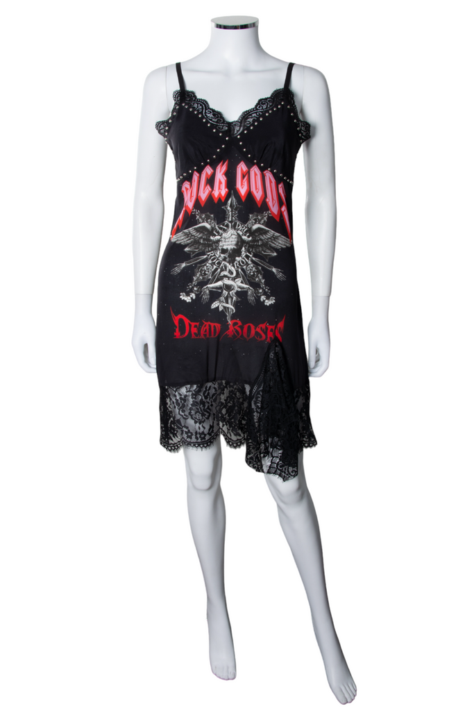 Richmond "Rock Gods" Slip Dress - irvrsbl