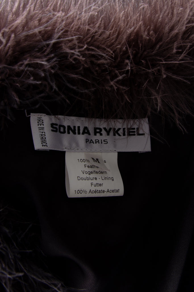 Sonia Rykiel Feather Coat - irvrsbl
