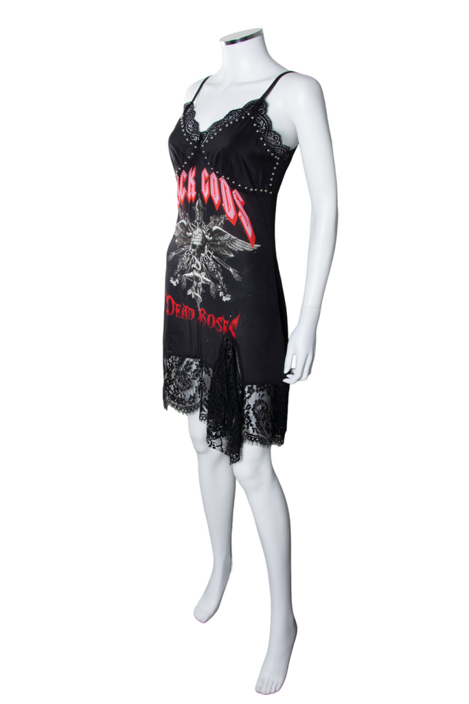 Richmond "Rock Gods" Slip Dress - irvrsbl