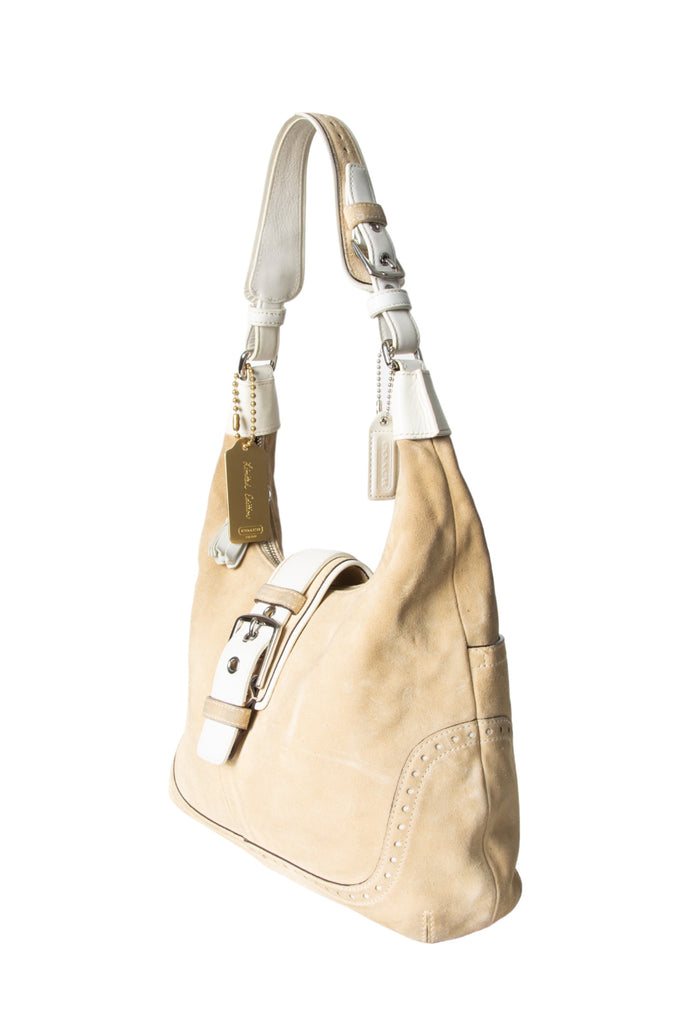 Coach Suede Handbag - irvrsbl