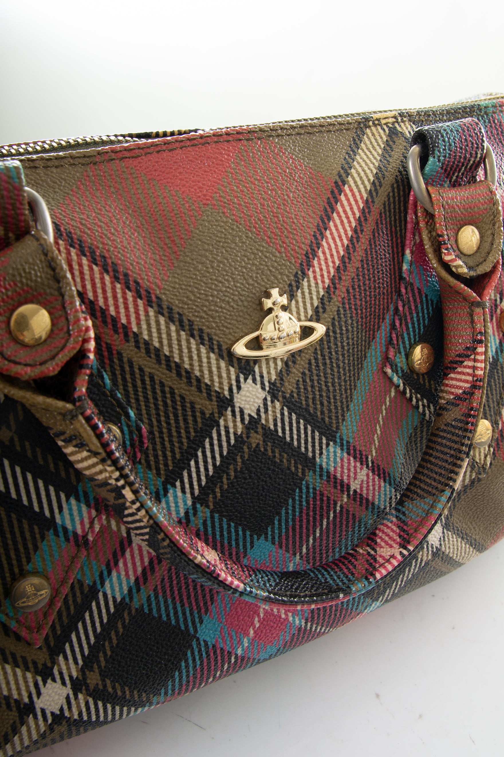 Vivienne Westwood Tartan Orb Bag | irvrsbl