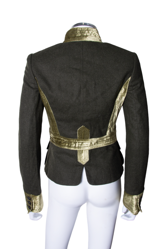 Roberto Cavalli Marching Band Jacket - irvrsbl