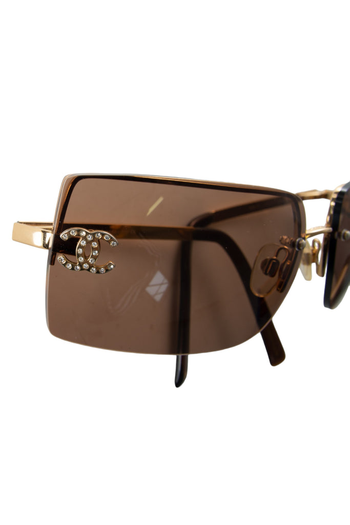 Chanel Swarovski Crystal Sunglasses - irvrsbl