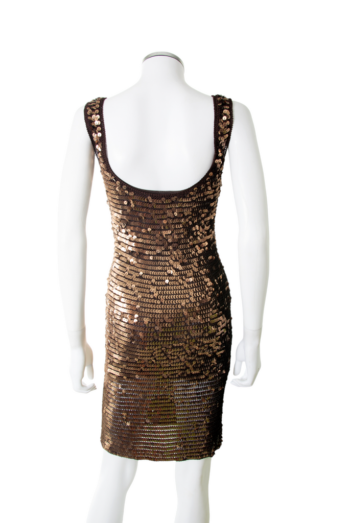 vintage Bronze Sequin Dress - irvrsbl