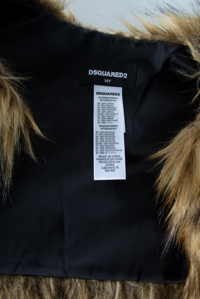 DSquared2 Fur Vest - irvrsbl