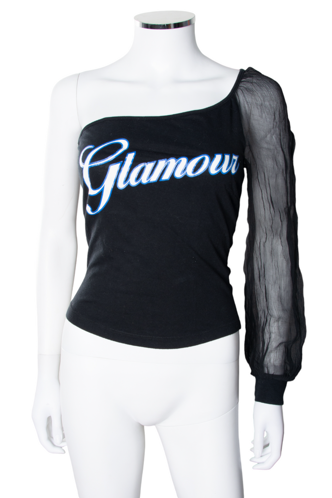 Dolce and Gabbana Glamour Asymmetrical Top - irvrsbl
