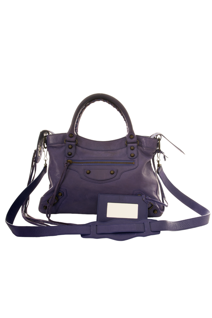 BalenciagaThe Town Bag in Purple- irvrsbl