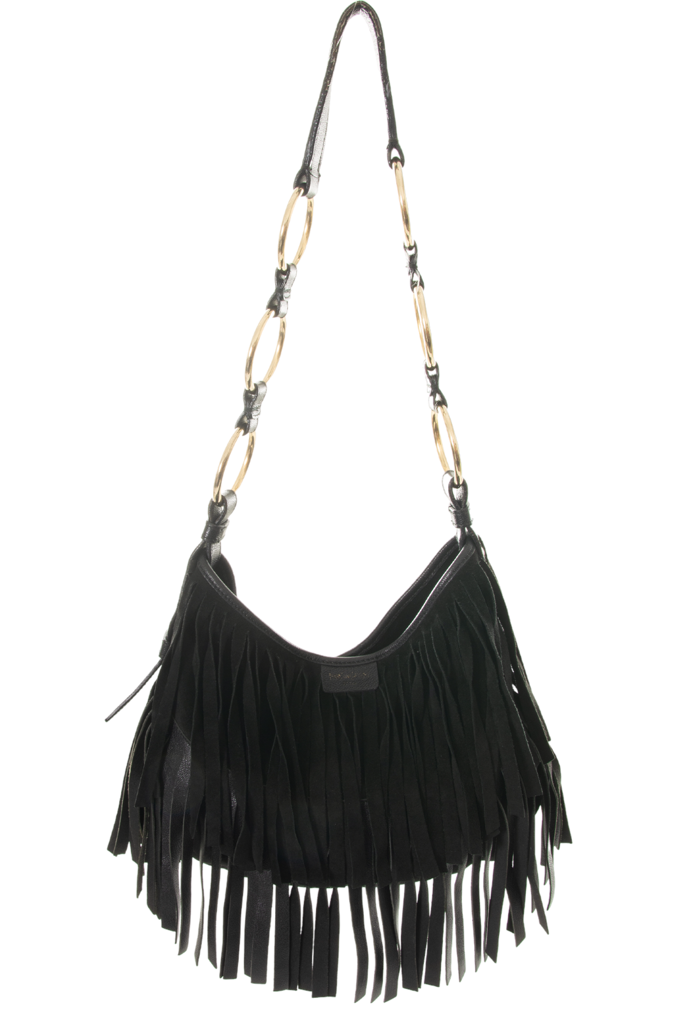 Yves saint laurent discount suede fringe bag