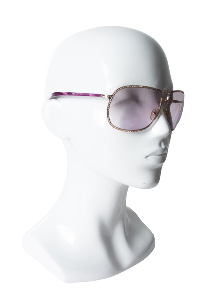 Blumarine Rose Swarovski Sunglasses - irvrsbl