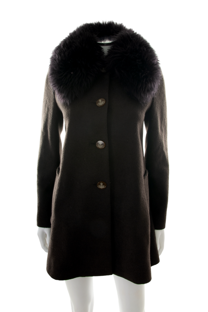 Vivienne Westwood Fur Collar Coat - irvrsbl