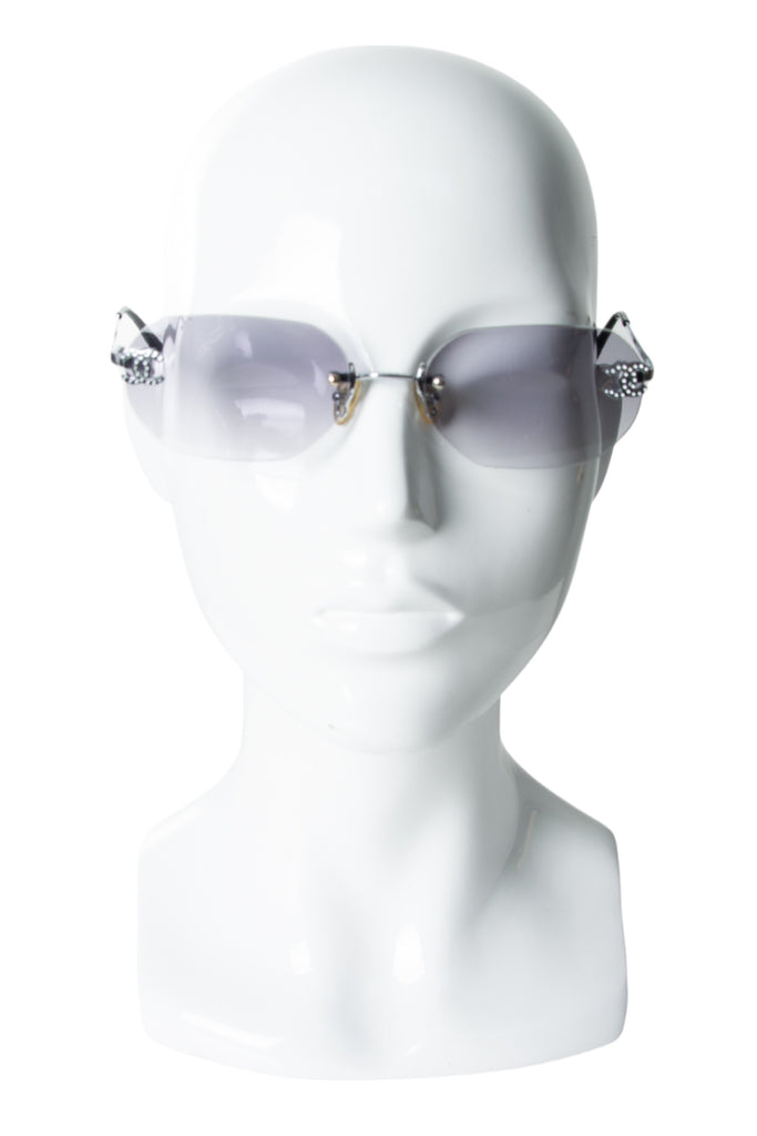 Chanel Swarovski Crystal Sunglasses - irvrsbl