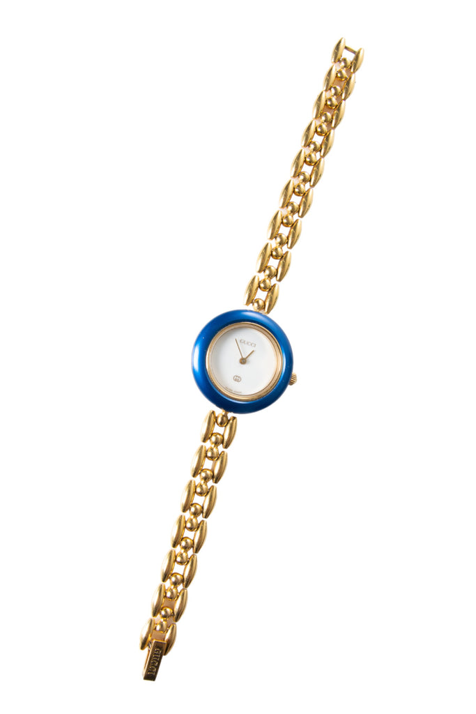 Gucci Chain Link Interchangeable Bezel Watch - irvrsbl