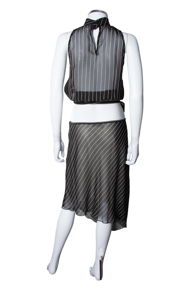 Sisley Sheer Striped Skirt Set - irvrsbl