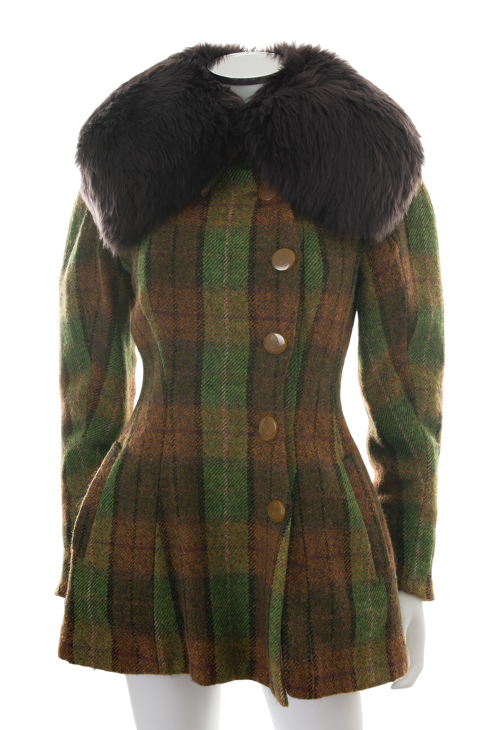 Vivienne Westwood Red Label Coat with Fur Collar - irvrsbl