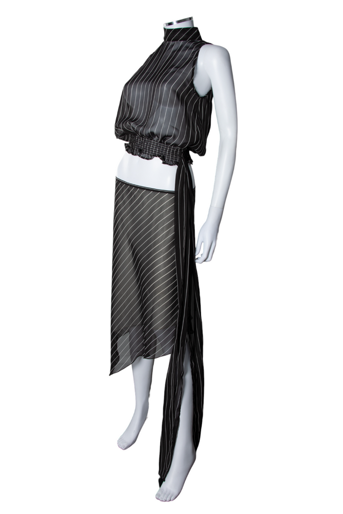 Sisley Sheer Striped Skirt Set - irvrsbl