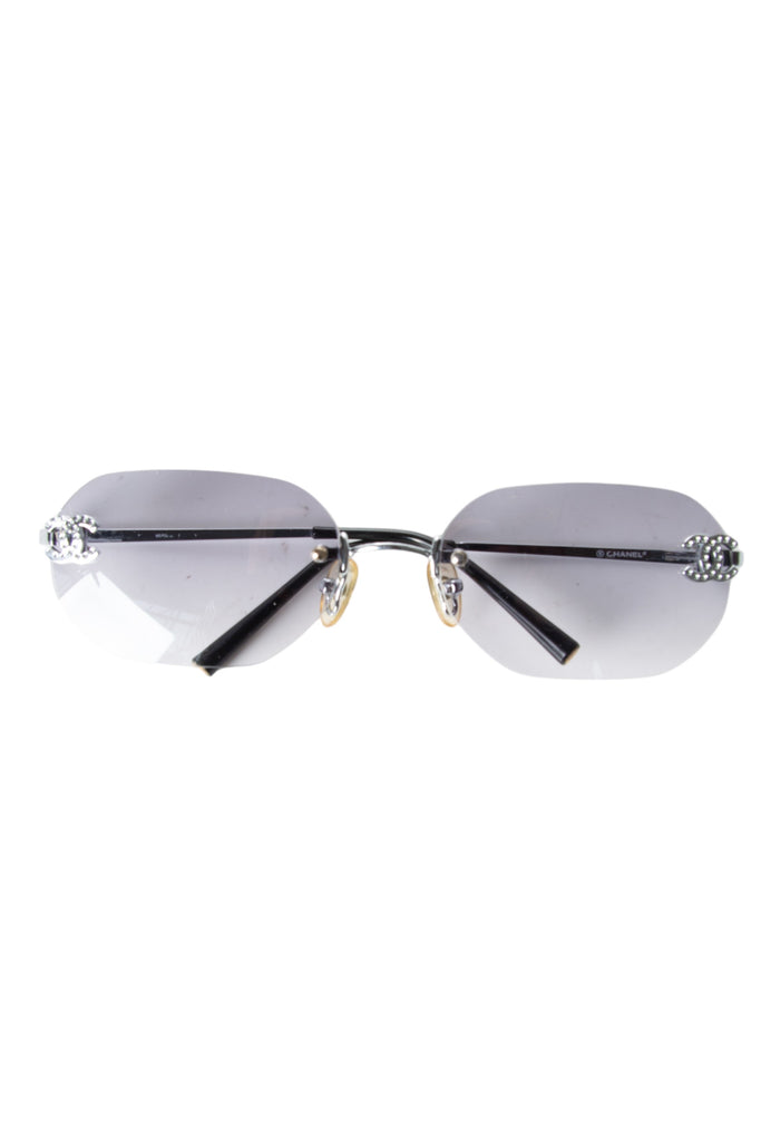 Chanel Swarovski Crystal Sunglasses - irvrsbl