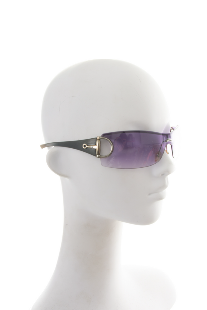 Gucci Horsebit Sunglasses in Purple - irvrsbl