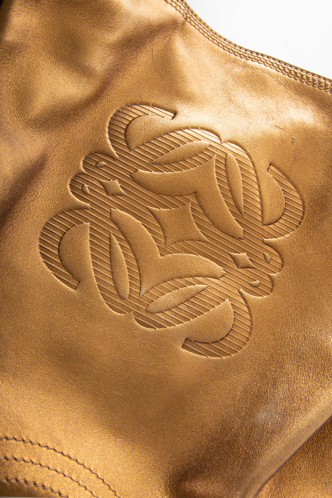 Loewe Copper Anagram Bag - irvrsbl