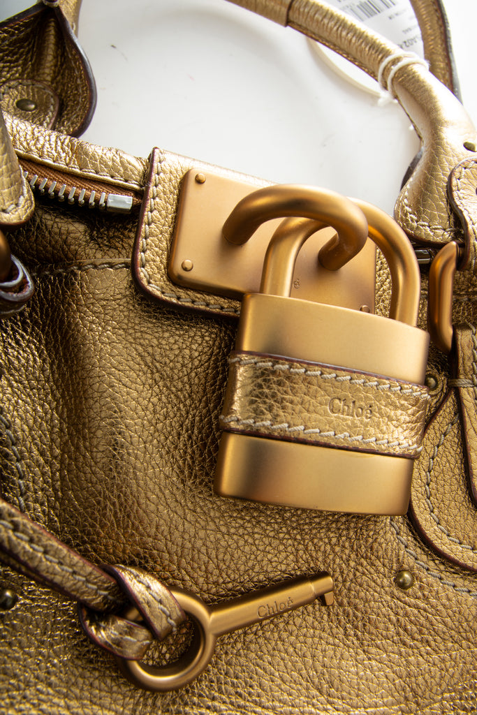 Chloe Gold Paddington Bag - irvrsbl