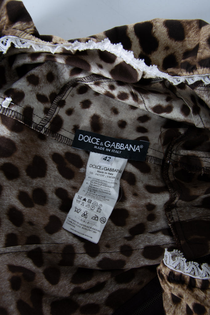 Dolce and Gabbana Animal Print Dress - irvrsbl