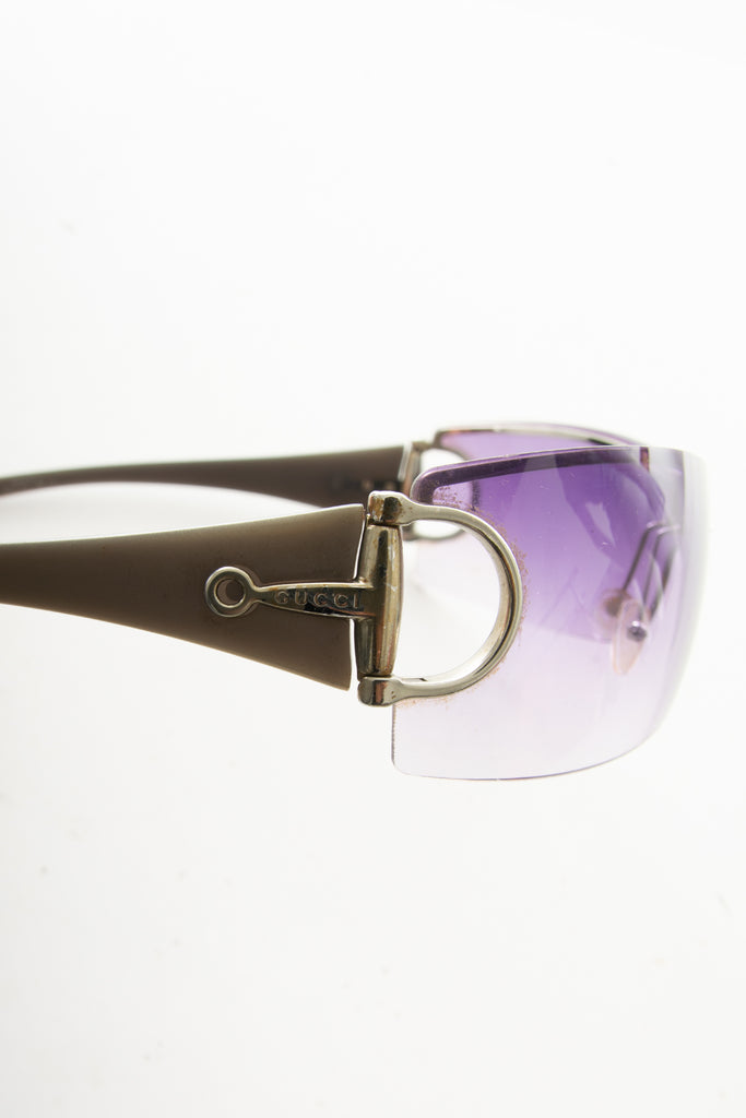 Gucci Horsebit Sunglasses in Purple - irvrsbl