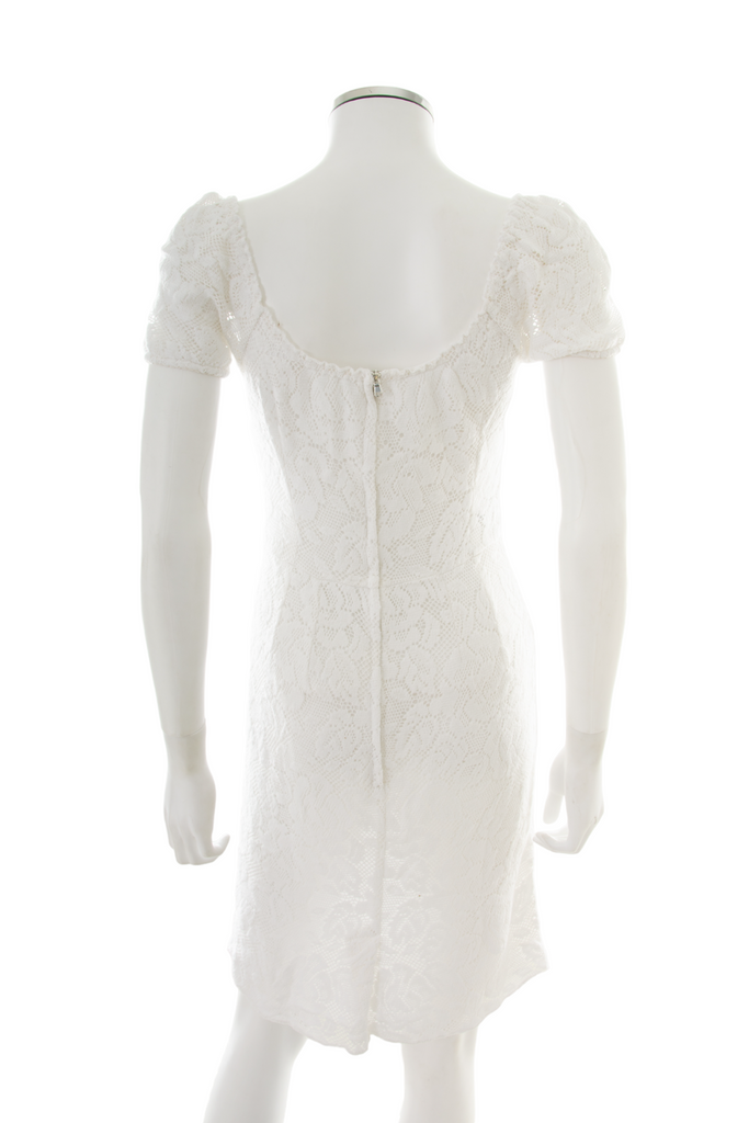 Dolce and Gabbana White Lace Dress - irvrsbl