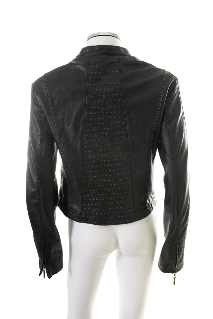 Roberto Cavalli Leather biker Jacket - irvrsbl