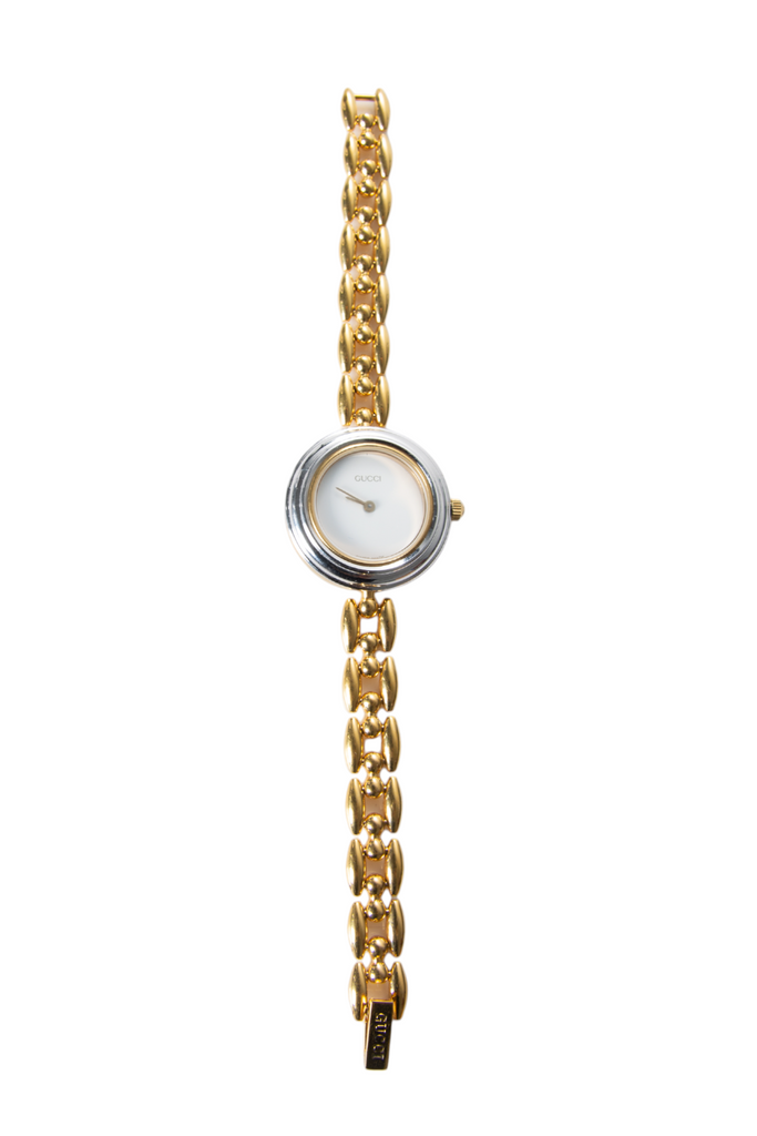 Gucci Chain Link Interchangeable Bezel Watch - irvrsbl