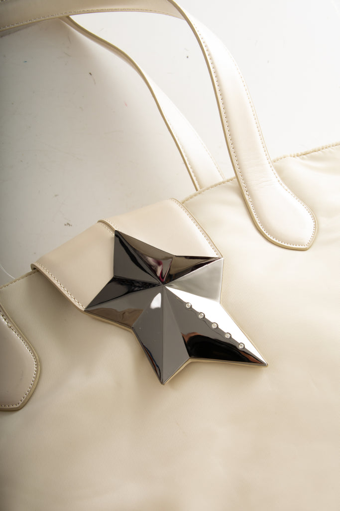 Thierry Mugler Cream Star Bag - irvrsbl