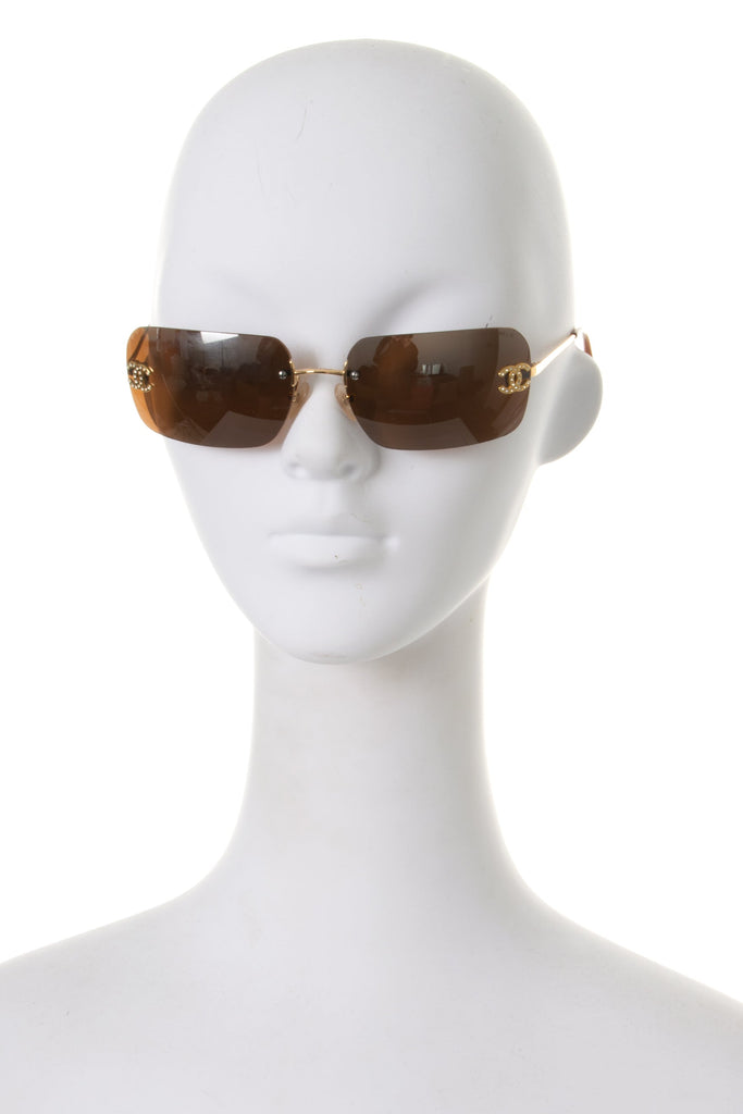 Chanel Swarovski Crystal Sunglasses - irvrsbl