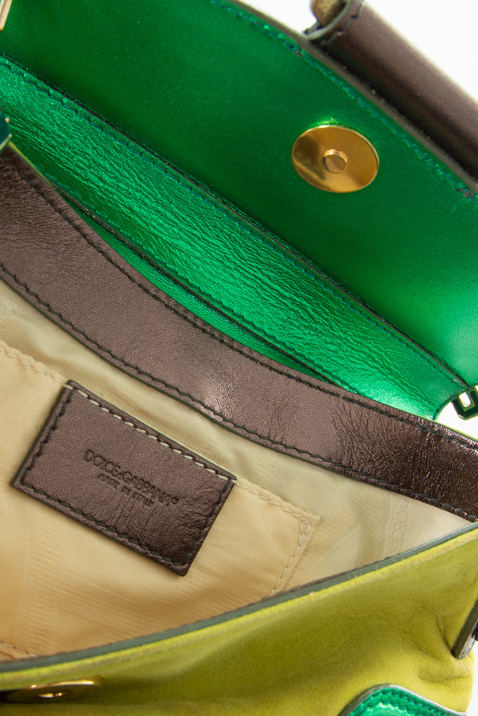 Dolce and Gabbana Chartreuse Mini Chain Bag - irvrsbl