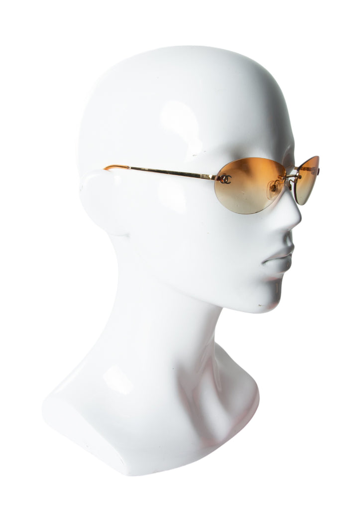 Chanel CC Orange Sunglasses - irvrsbl